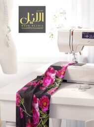 Rose flower style with pink,green colors - Image 7