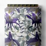 Petal flower style with white,grey colors