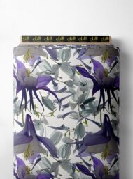 Petal flower style with white,grey colors