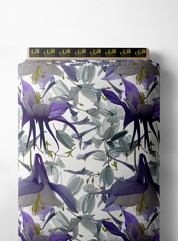 LAI01-1806_1-1.jpg Petal flower style with white,grey colors - Image 1