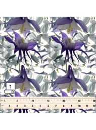 Petal flower style with white,grey colors - Image 5