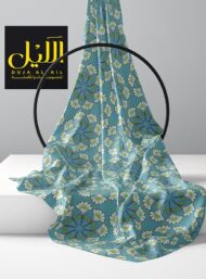 Leaf flower style with blue,green colors - Image 2