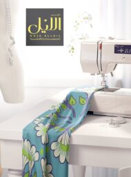 Leaf flower style with blue,green colors - Image 7