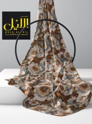 Petal flower style with white,brown colors - Image 2