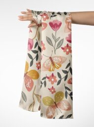 Butterfly flower style with pink,yellow colors - Image 3