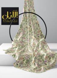 Petal flower style with pink,green colors - Image 2