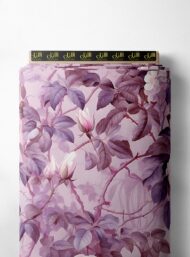 Rose flower style with pink,green colors