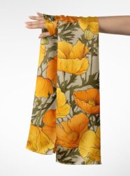 Bloom flower style with orange,yellow colors - Image 3