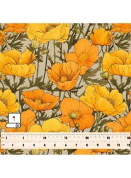 Bloom flower style with orange,yellow colors - Image 5