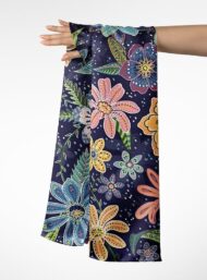 Petal flower style with blue,orange colors - Image 3