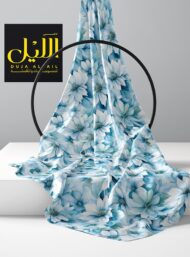 Petal flower style with blue,white colors - Image 2