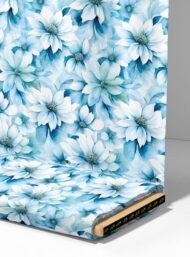Petal flower style with blue,white colors - Image 4