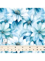 Petal flower style with blue,white colors - Image 5