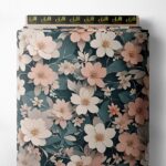 Petal flower style with pink,white colors