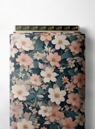 Petal flower style with pink,white colors