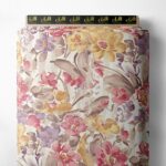 Petal flower style with pink,yellow colors