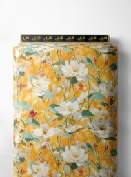 Petal flower style with white,green colors