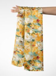 Petal flower style with white,green colors - Image 3