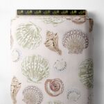 Shell nature style with pink,white colors