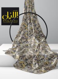 Petal flower style with grey,yellow colors - Image 2