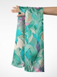 Petal flower style with green,blue colors - Image 3