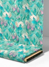 Petal flower style with green,blue colors - Image 4