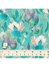 Petal flower style with green,blue colors - Image 5