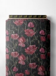 Petal flower style with pink,green colors