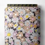 Petal flower style with white,yellow colors