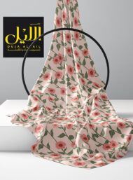 Petal flower style with pink, green colors - Image 2