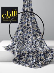 Petal flower style with blue,white colors - Image 2