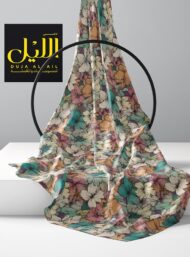 Petal flower style with pink,green colors - Image 2