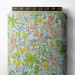 Leaf flower style with yellow,green colors