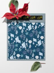 Shell ocean and sky style with blue, white colors - Image 6