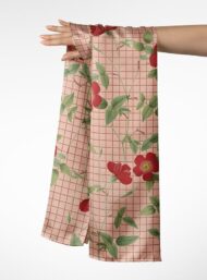 Leaf flower style with red,green colors - Image 3