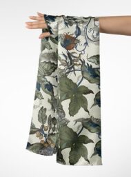 Leaf flower style with green,red colors - Image 3