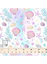 Shell ocean and sky style with pink,blue colors - Image 5