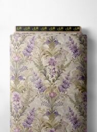 Petal flower style with purple,green colors