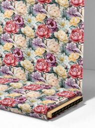 Bloom flower style with pink,green colors - Image 4