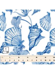 Shell ocean and sky style with blue, white colors - Image 5