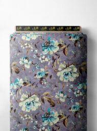 Petal flower style with blue,green colors