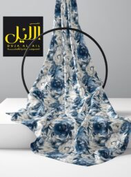 Petal flower style with blue,white colors - Image 2