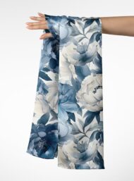 Petal flower style with blue,white colors - Image 3