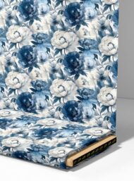 Petal flower style with blue,white colors - Image 4