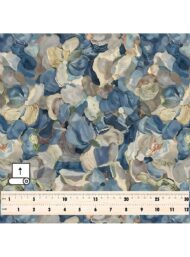 Petal flower style with blue,white colors - Image 5