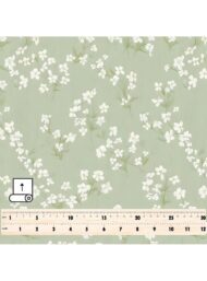 Bloom flower style with green, white colors - Image 5