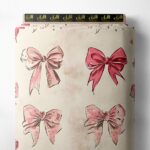 Bow flower style with pink,red colors