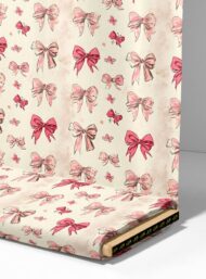 Bow flower style with pink,red colors - Image 4