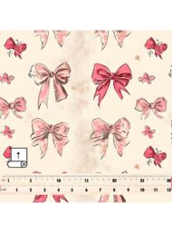 Bow flower style with pink,red colors - Image 5