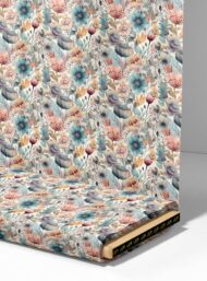 Petal flower style with pink,blue colors - Image 4